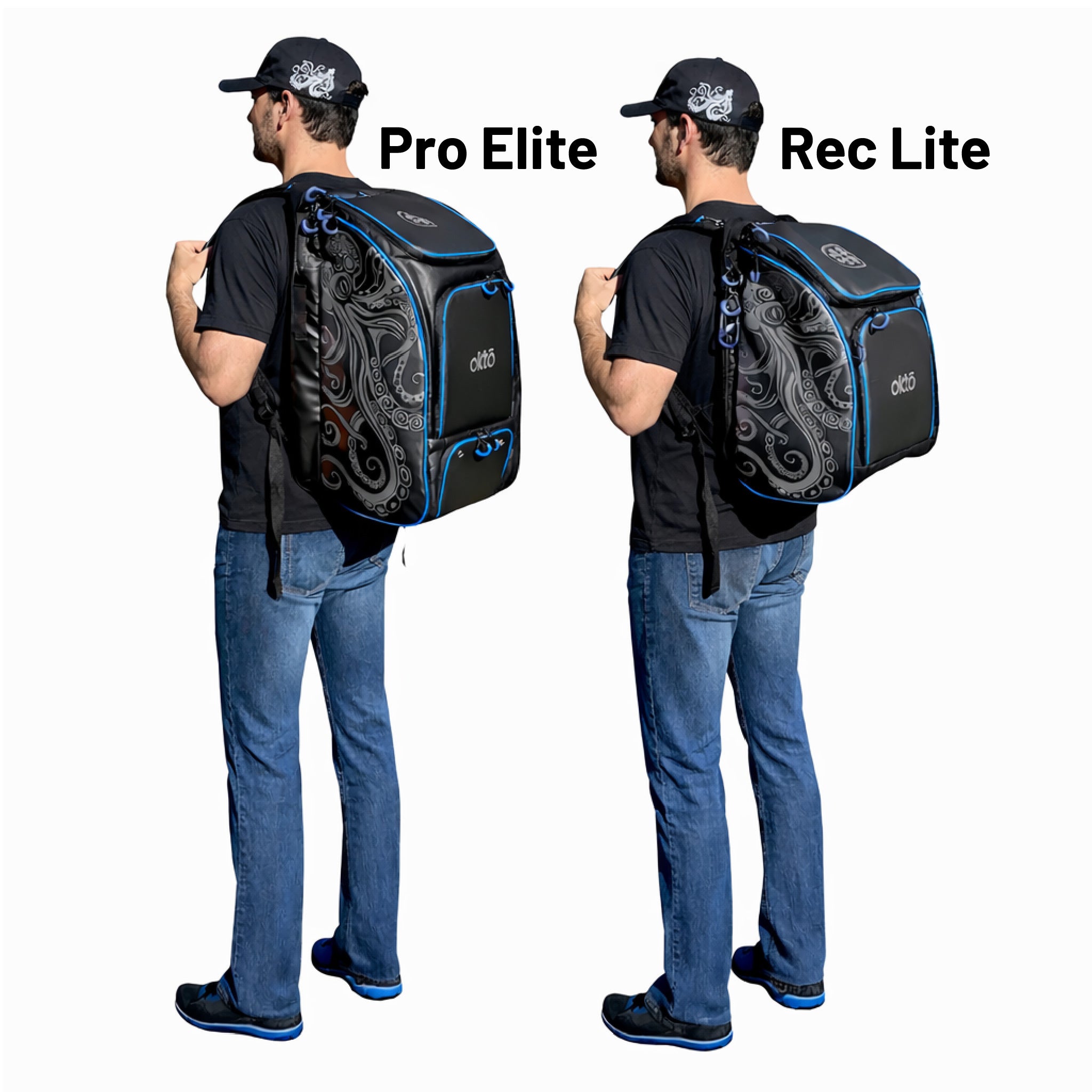 oktō Pro Elite Pickleball, Tennis & Squash Backpack | 52L Court Bag