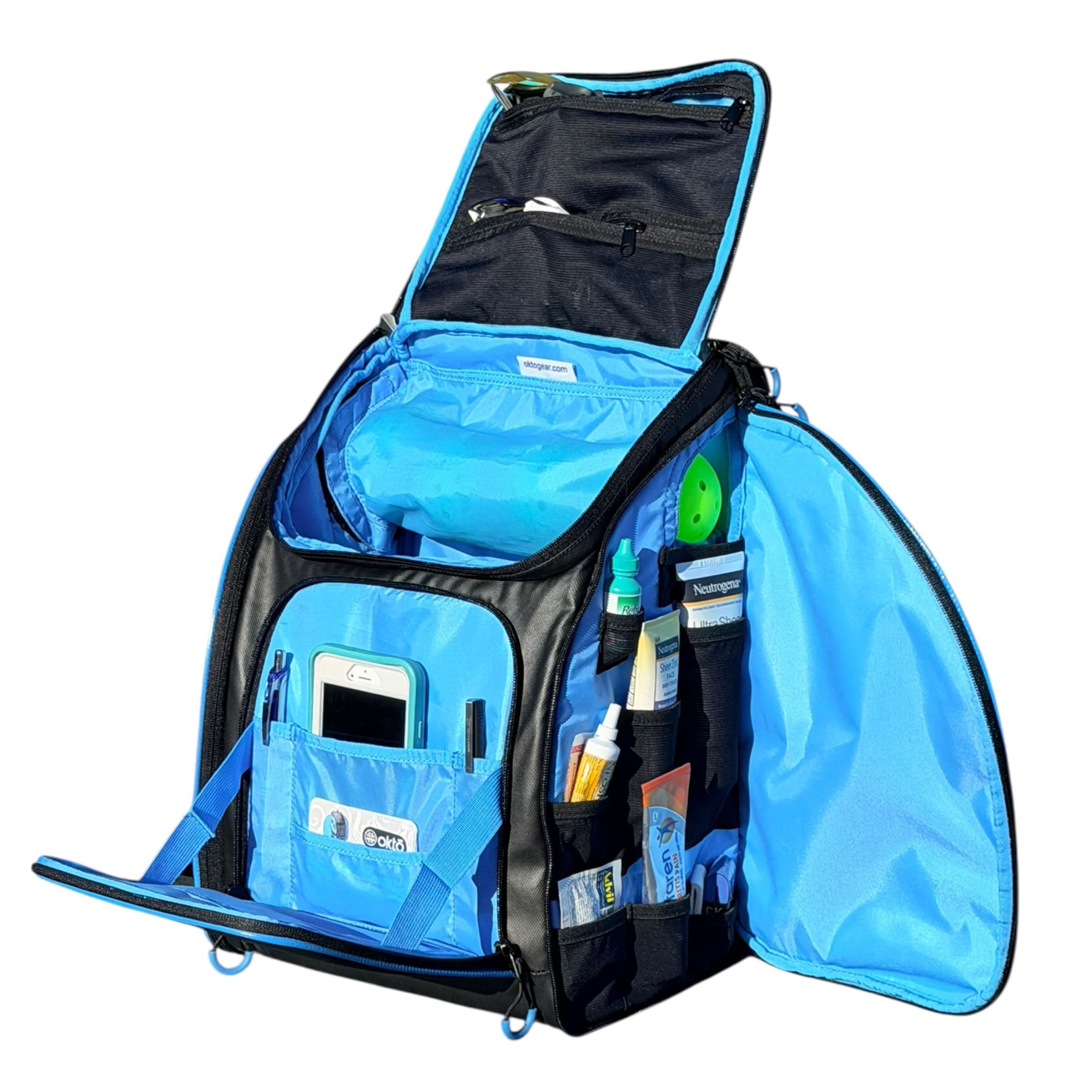 oktō Rec Lite Pickleball, Tennis & Squash Backpack | 42.5L Court Bag